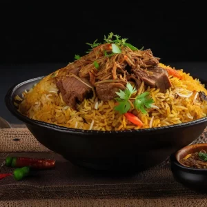 Beef Biryani 16 OZ